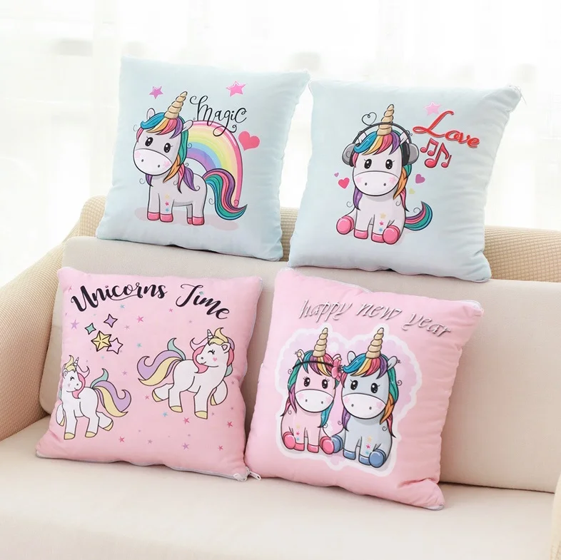 Under One Sky Isadora Unicorn Blanket and Pillow Set