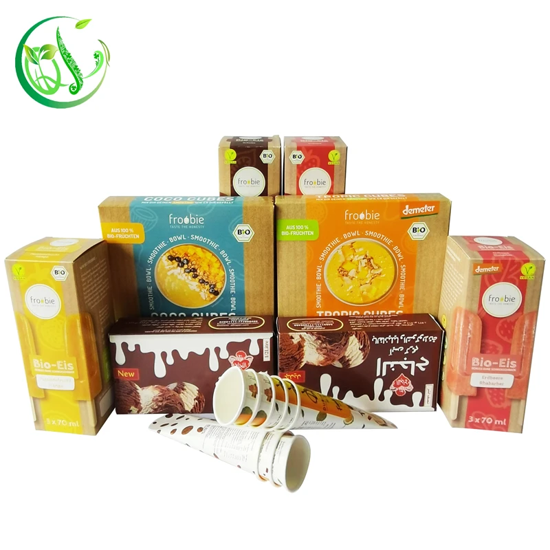 Freezer Ice Cream Box Corrugated Ice Cream Packaging Box