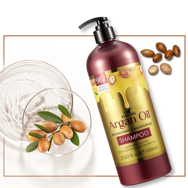 1000ml Gold Argan Oil Keratin and Herbal Formula Shampoo Nourishing Moisturizing Shampoo