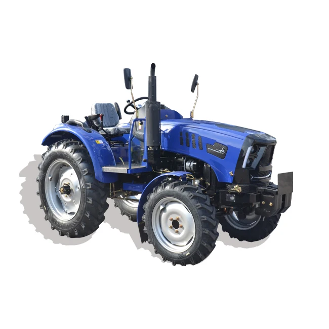 Mini Tractor 30 HP 40 HP 2 WD 4 WD Compact Farm Wheel Tractor With Rotary Tiller Shovel for Agriculture Made in China