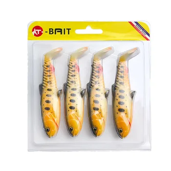 Silicone T-Tail Soft Lure Bionic Girella Fish Simulation Fake Bait Fishing Tackle – Soft Lure – view 5