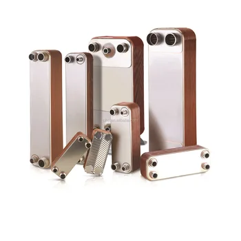 Small Water Chiller 1HP Gas Water Heater Heat Exchanger  Brazed Plate Heat Exchanger factory Price