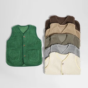 Professional China Supplier Children Clothing Knit Oversize Custom Sleeveless Sweatshirt Winter Kids Girls Boys Tops