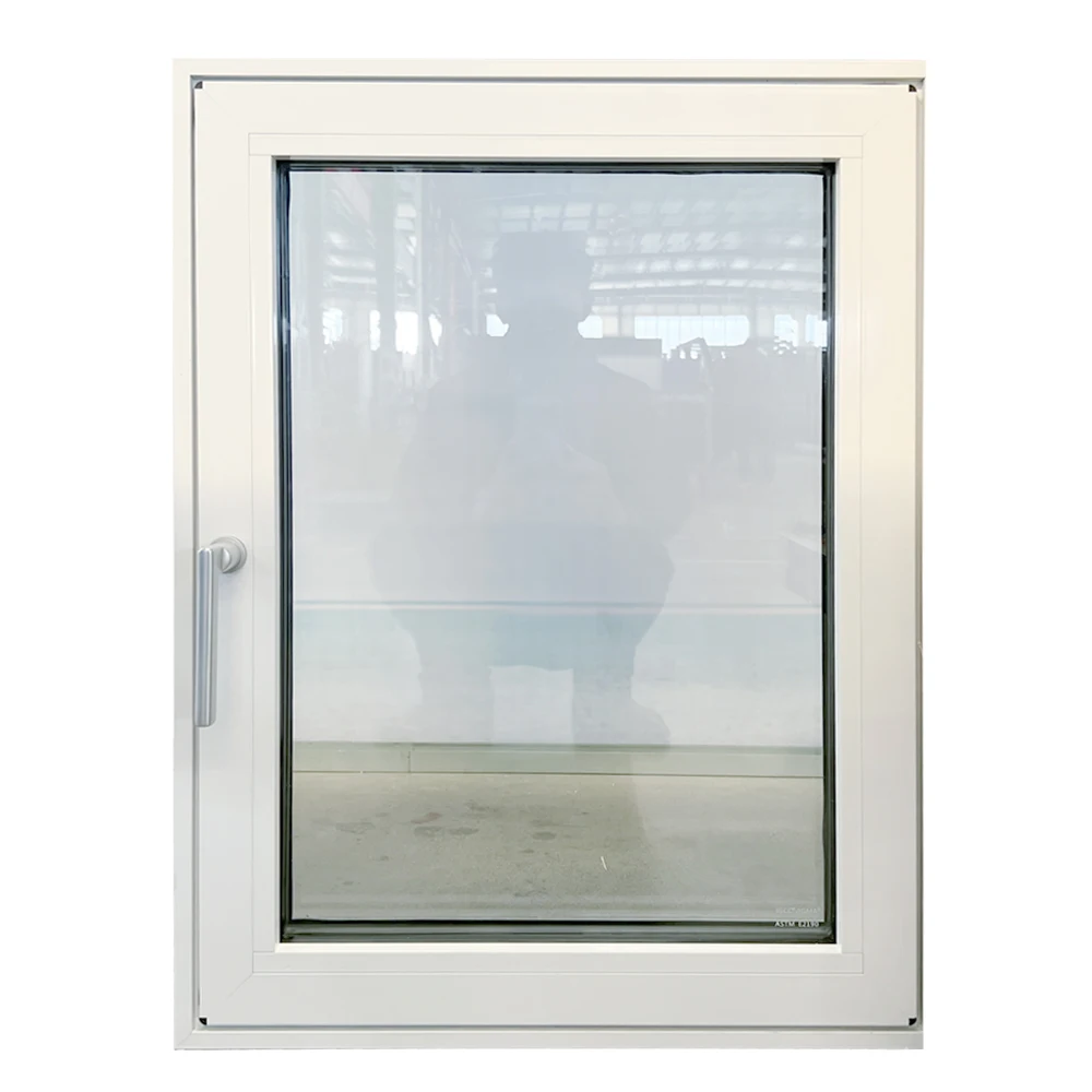 Minglei European Thermal break Aluminum Triple pane Casement narrow Slim frame window