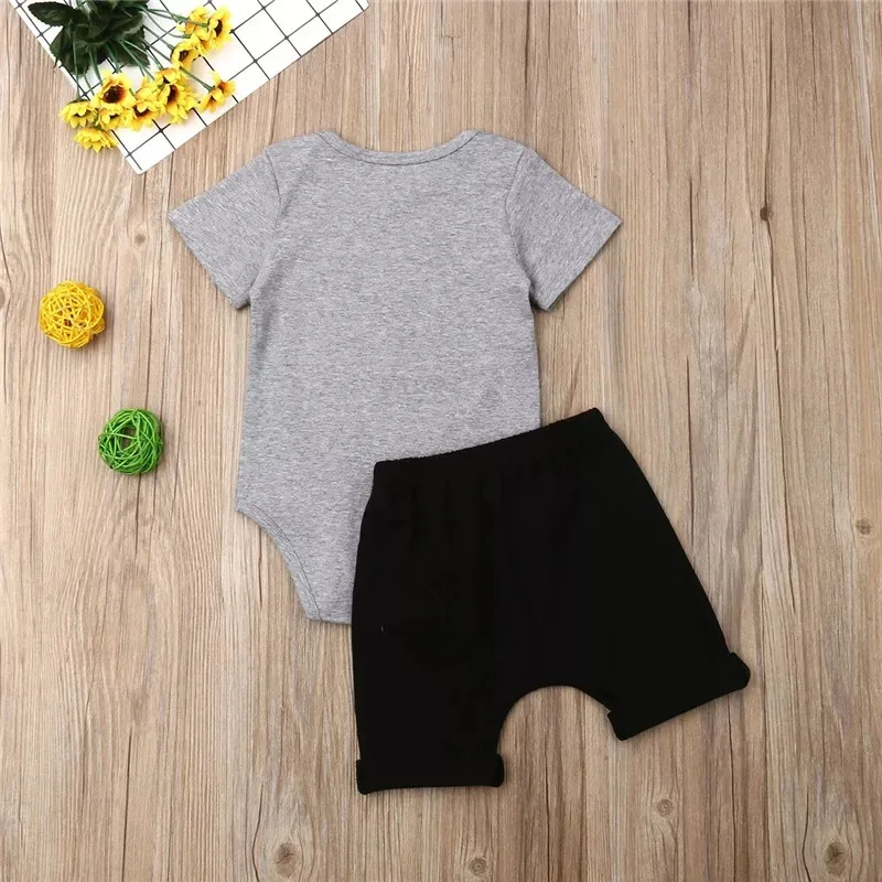 New Hot Selling Children's Clothing Female European And American Short Sleeve Letter Brother Sister Outfit