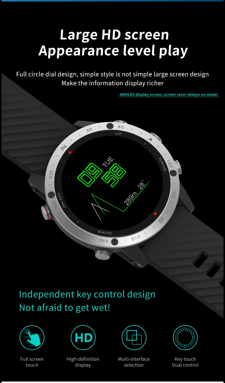 If you are searching for a supplier of a product with perfect quality control and highly competitive prices, which gives you an advantage in expanding your local market, then contact us now! Competitive suppliers of G5 PRO Relojes Smart Watch 1.3Inch AMOLED 50m Waterproof GPS Altitude Meter Heart Rate Monitoring Outdoor Sport Smartwatch 2025