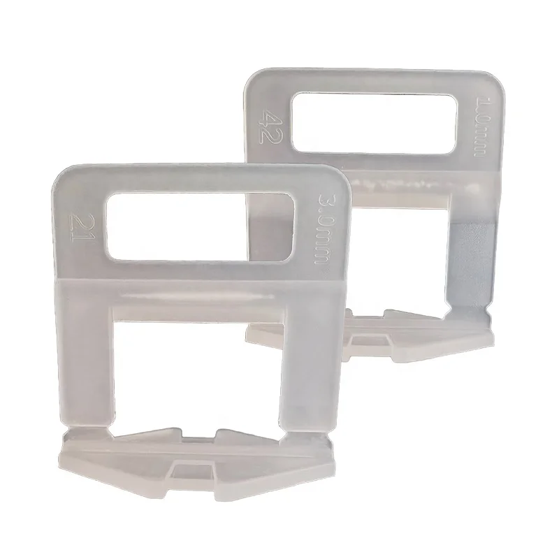 Distanziatori per piastrelle in plastica da 1.5 mm e clip di livellamento Strumento di costruzione per piastrelle in porcellana Accessori per piastrelle