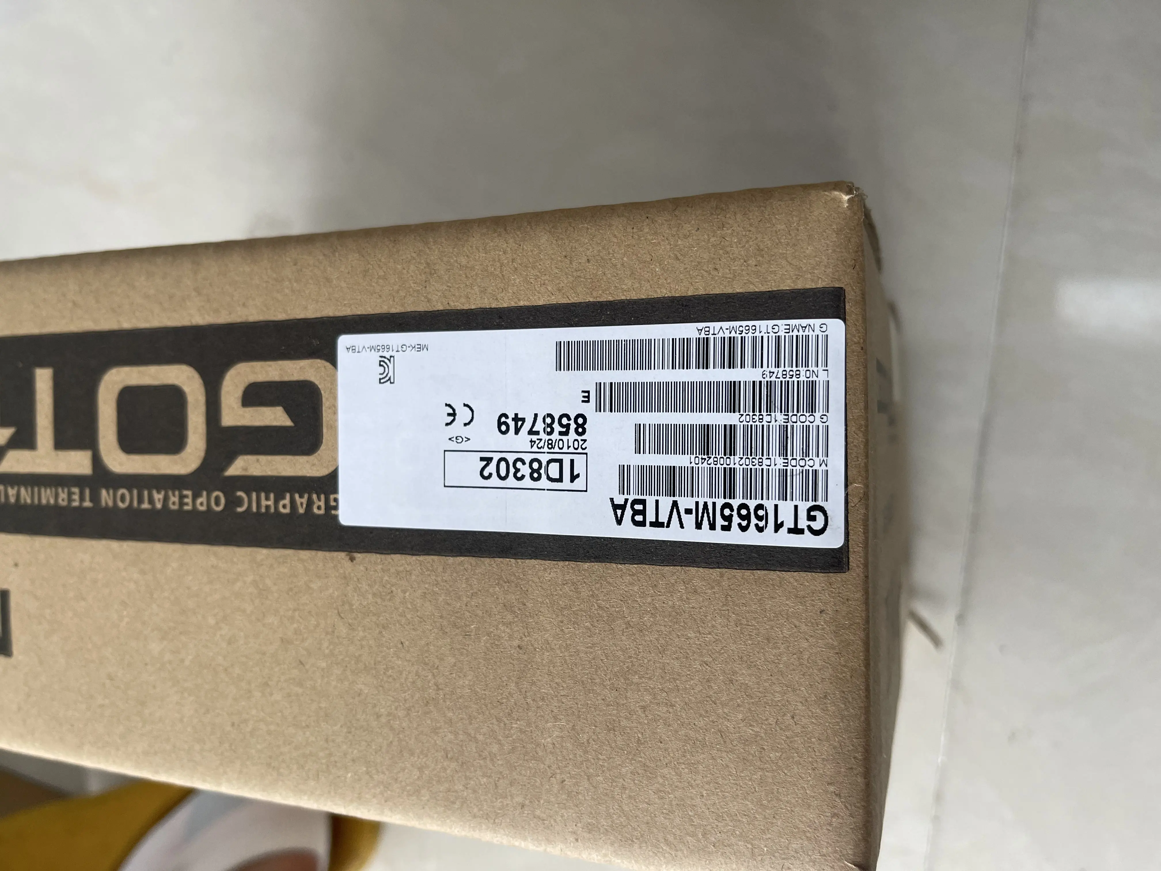 Mitsubishi HMI Graphic Operation Terminal GT1665M-VTBA Mitsubishi HMI Graphic Operation Terminal GT1665M-VTBA