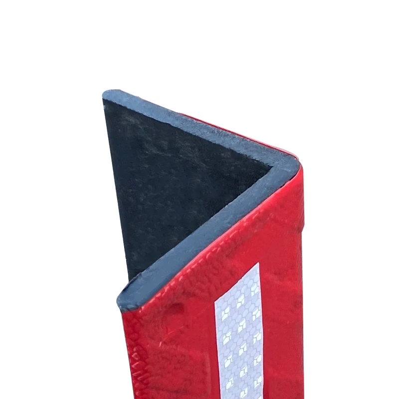 High Quality Reflective Strip Wall Corner Guard Protector Colorful Rubber Plastic for Roadway Premium Wall Corner Protector supplier