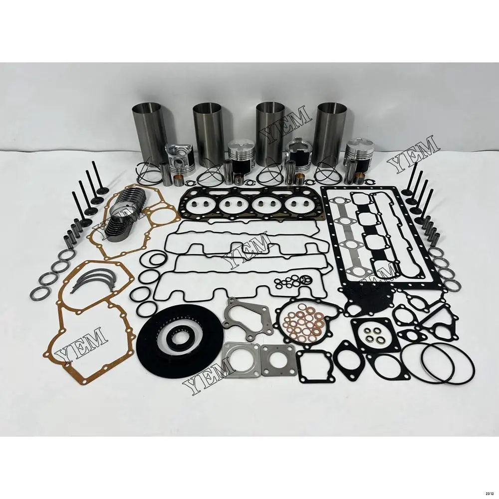 N844 Engine Cylinder Liner Kit With Full Gasket Kit Engine Bearings Set Valves for Shibaura