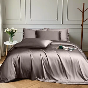 Custom  Luxury Bedding Set 60s Lycelle Bed Set Duvet Cover Flat Sheet Pillowcase Soft Comfortable Home Hotel Bedroom