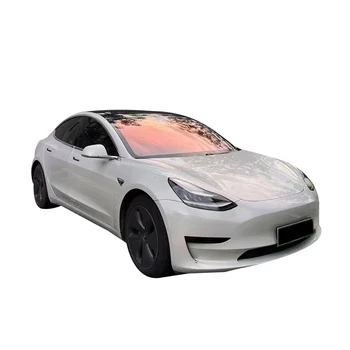 Chameleon Tinting for Cars Nano Ceramic Film Vlt 80% Chameleon Tint Purple/Red/Blue Windscreen UV Solar windows Tint Film