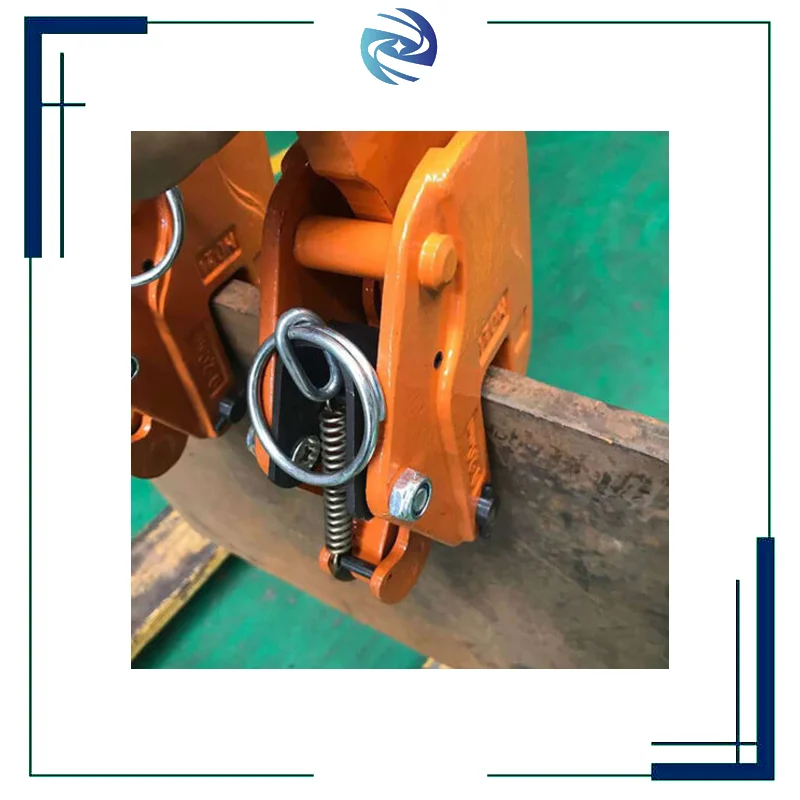 L Type 1-10 Ton Plate Clamp Versatile Vertical Steel Clamp for Assembly of Sheet Metal with Automatic Safety Mechanism