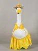 Goose suit yellow bikini - straw hat style