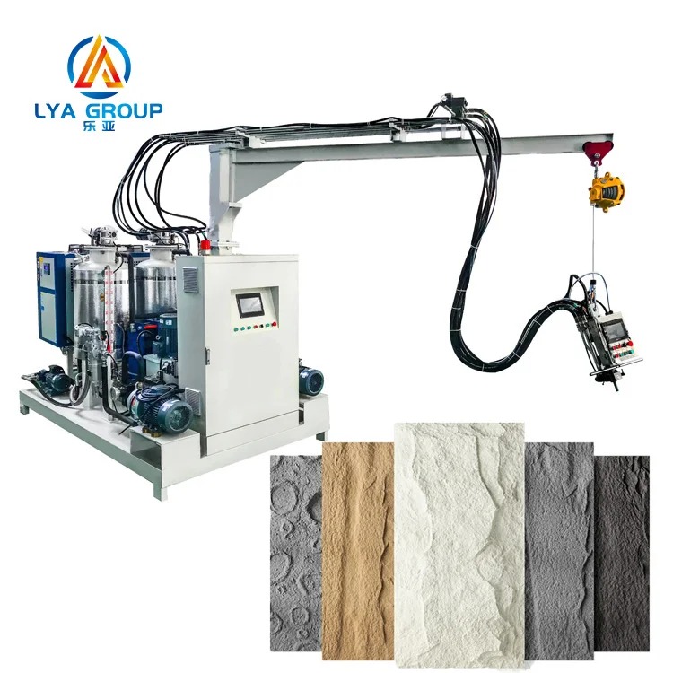 Projectable Equipment Batch Polyurethane Stone Wall Panel Machinery Pu Foam Injection Producing Machine for Sale