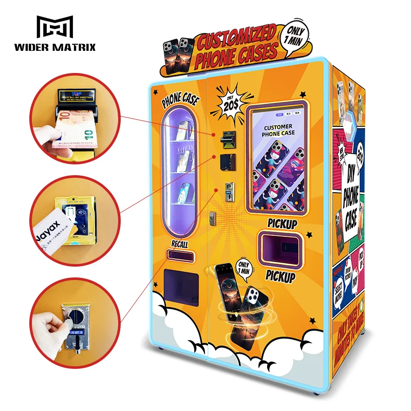 Custom Silicone Phone Case Printing Vending Machine Factory 2025 Intelligent Automatic Diy Phone Case Machine