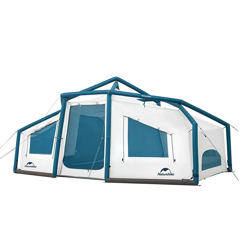 Naturehike camping ao aire libre Ling Feng air 12 tenda impermeable catro estacións tenda inflable