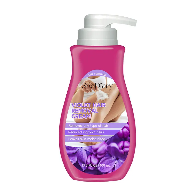 Wholesale Refreshing And Non Greasy Mild Softening Easily Exfoliate Skin Surface Violet Hair Removal Cream