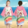 Spliced-sleeve style-rainbow girl-recommended height 100135 cm