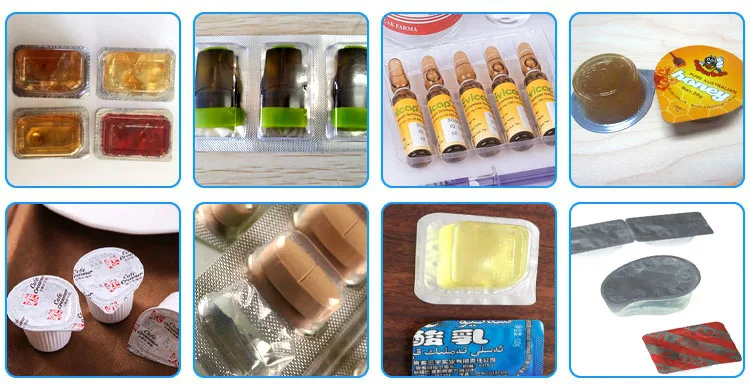 Полностью автоматическая блистерная упаковочная машина для сливочного йогурта и соуса