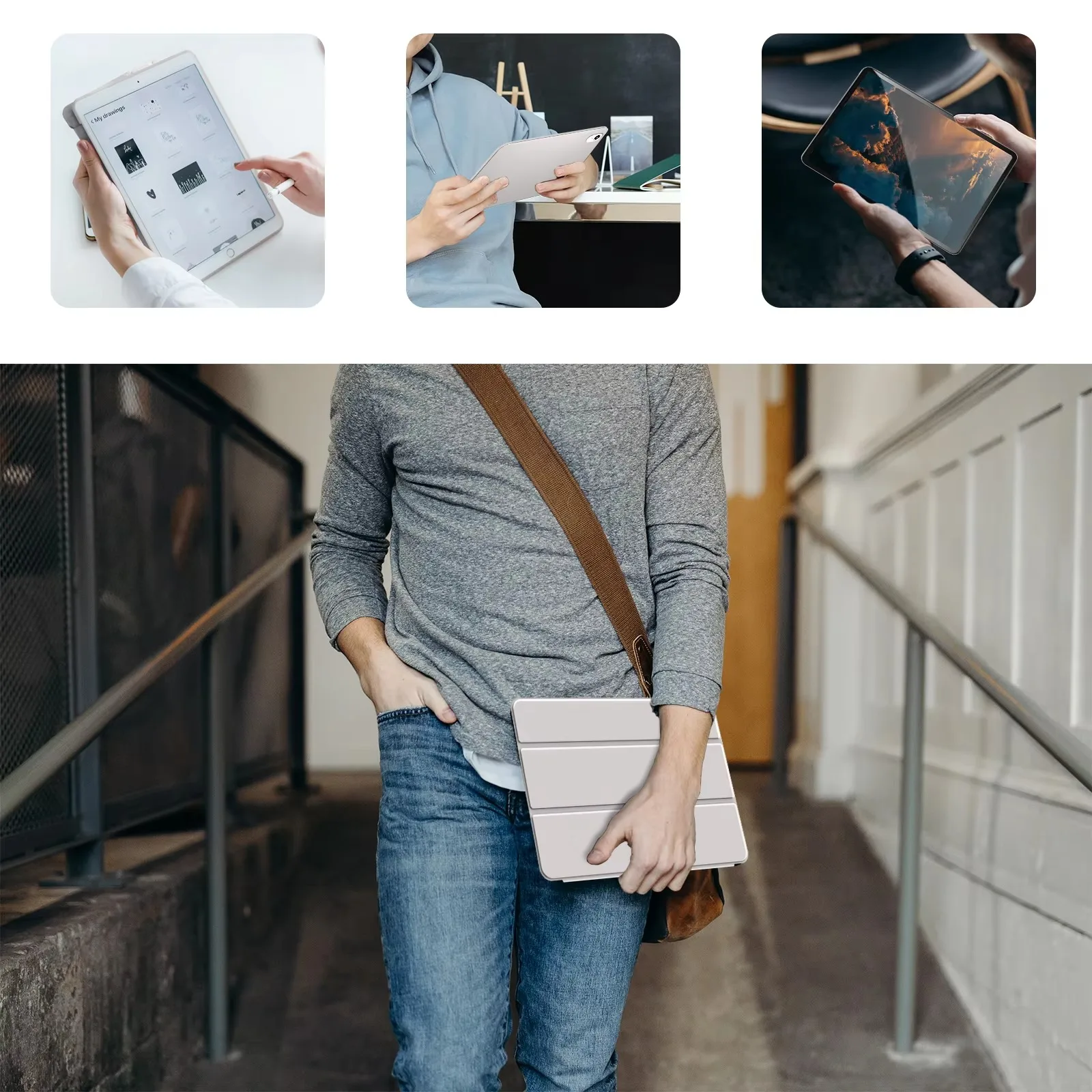 air 11 shockproof tablet shell luxury protective case customized pbk328-2
