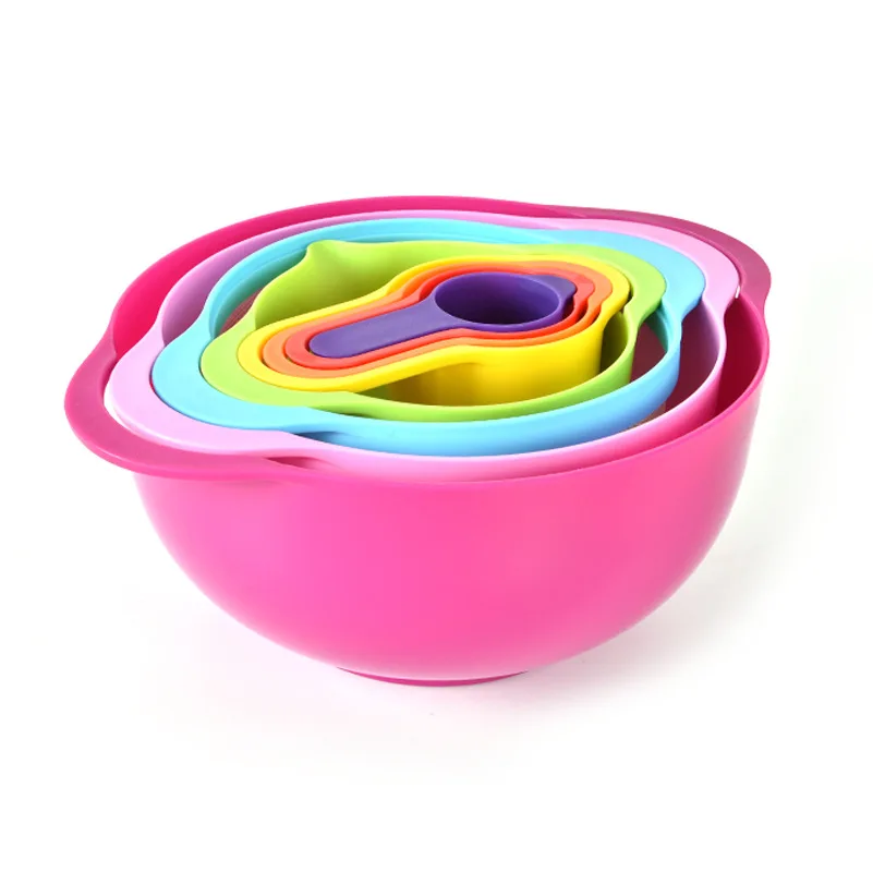 creative measuring bowl plastic measuring cup 10 pieces set