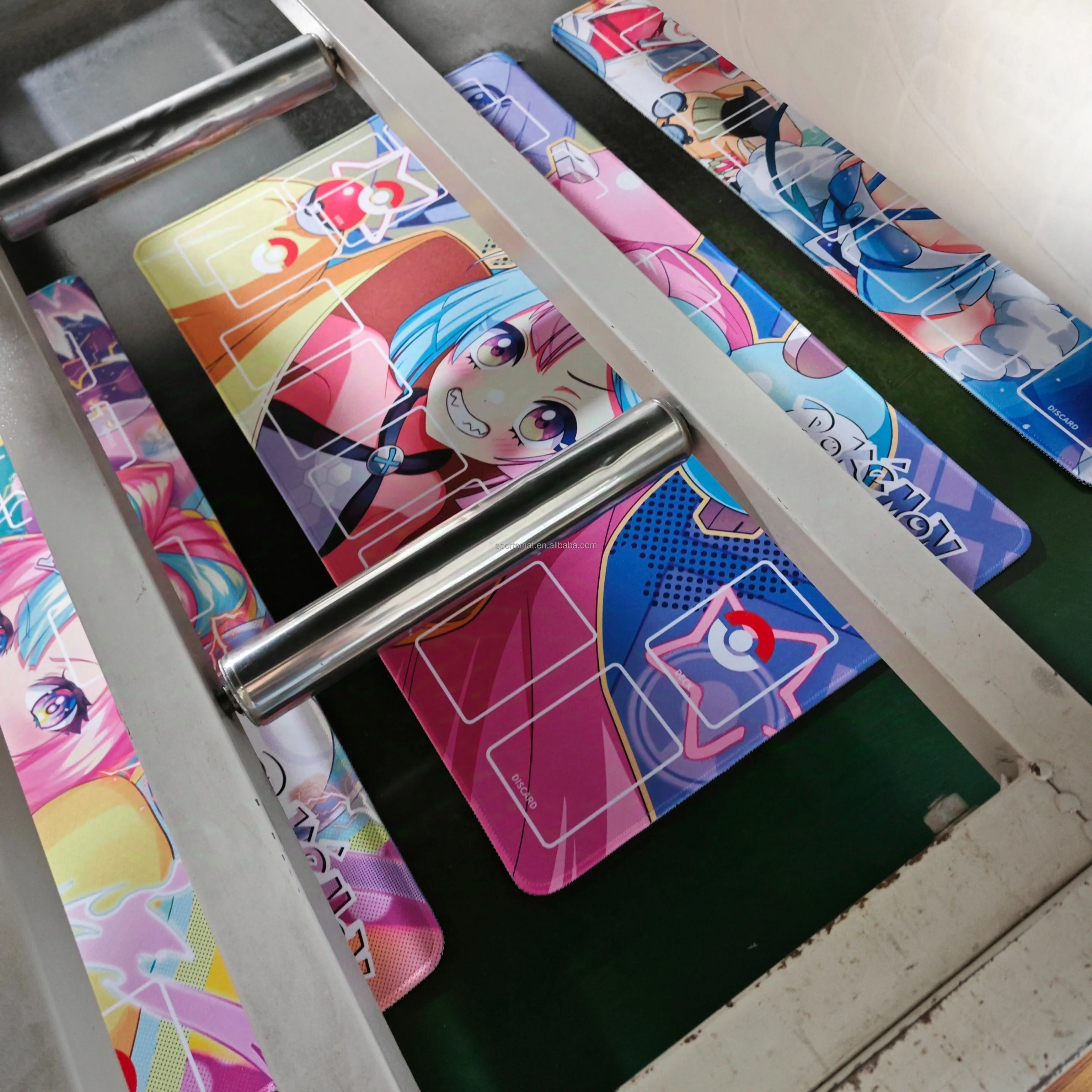 カスタムプリントカード遊戯王プレイマット 60×35cm 滑り止めXXL 