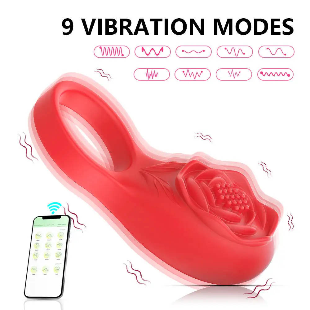 Silicone vibrating ring with dual stimulation zones for clitoral and penile use