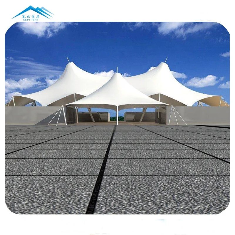 PVDF Tensile Architecture Membrane Structure Big Event Tent Stadium Tent Membrane Structure