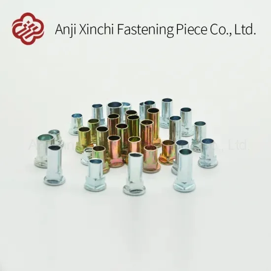 Galvanized Hardware Threaded Fastener Hexagonal M6 Screw Rivet Nut