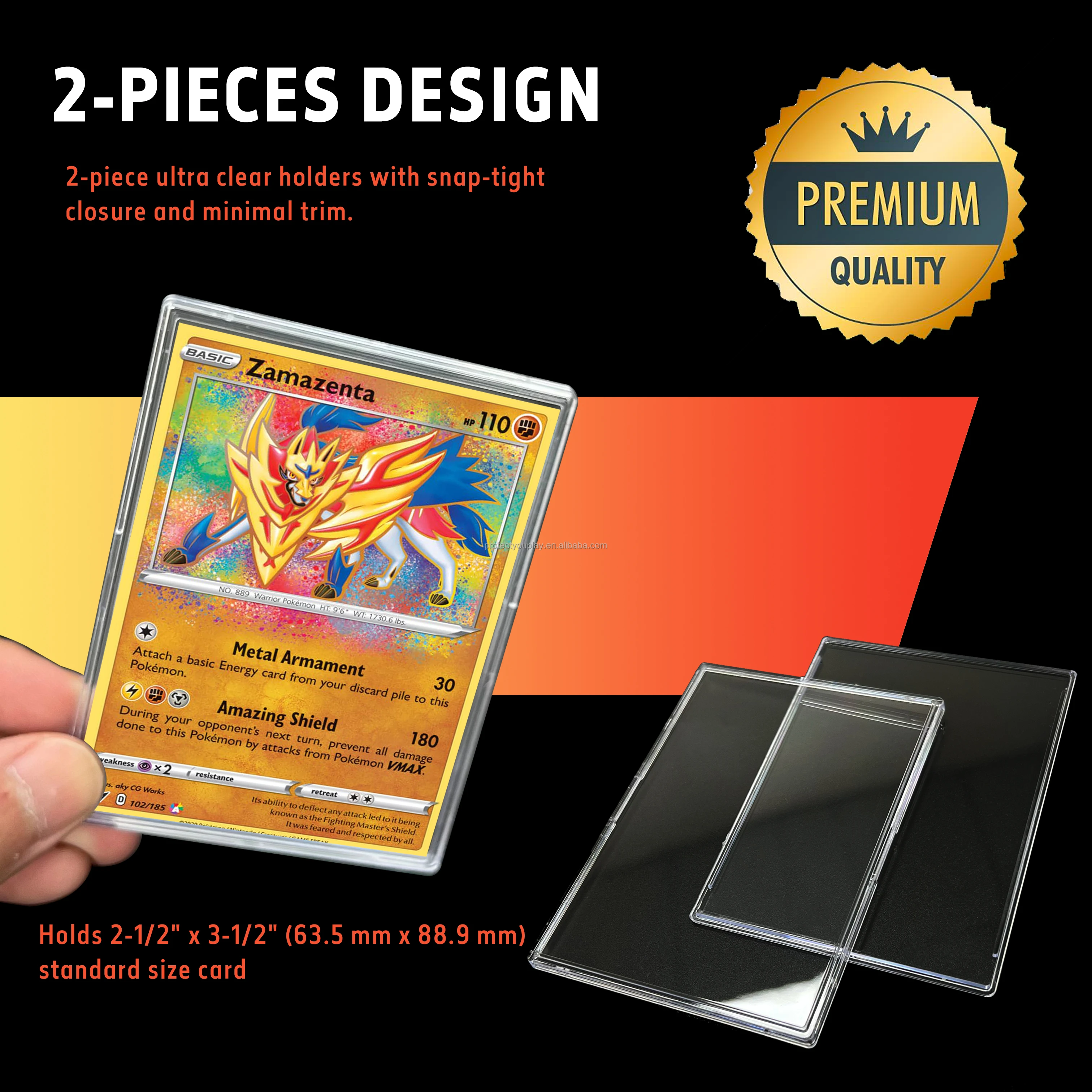 Mini Snap Card Holder - Perfect for Trading Card Storage