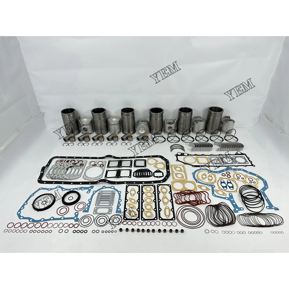 For Mitsubishi 6D22 Cylinder Liner and Gasket Kit With Bearing Set Engine Parts China Manufacturer
