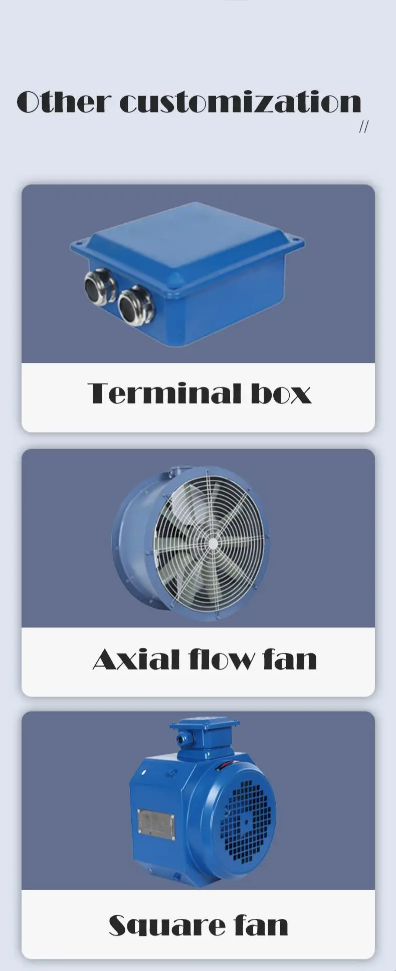 Duct Axial Fan, Steel, 1400RPM, 380V - detail 10