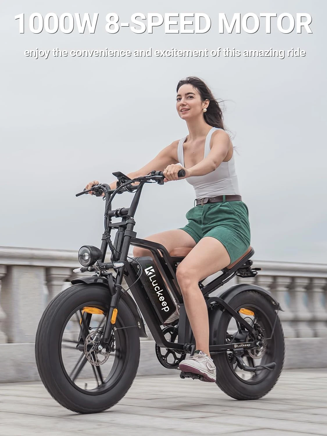 Fat Plus Size Dirt Bike Riding Gear SpeedWind Retro Electric Bike