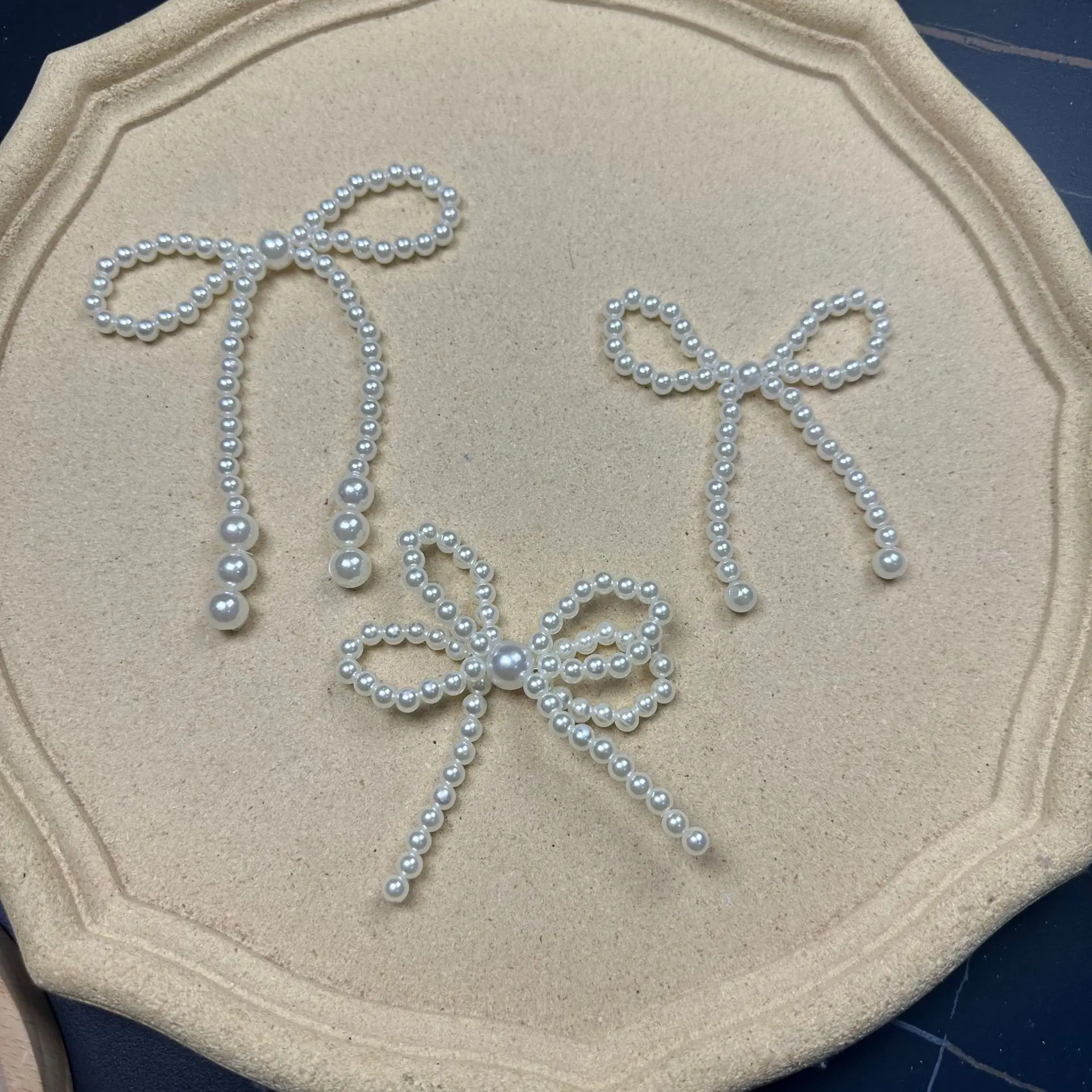 Pearl Bow DIY Handmade Weaving Accessories Hair Shoes Flowers Bags Wedding Accessories Bouquet Accessories Pearl Strings