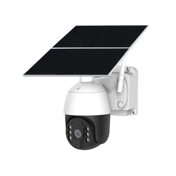 Hot Sale 1080p 4g Solar Battery Ptz Camera Cloud Storage Wireless Solar 4g Wifi Ptz 24 Hours Recording Solar Camera 4g