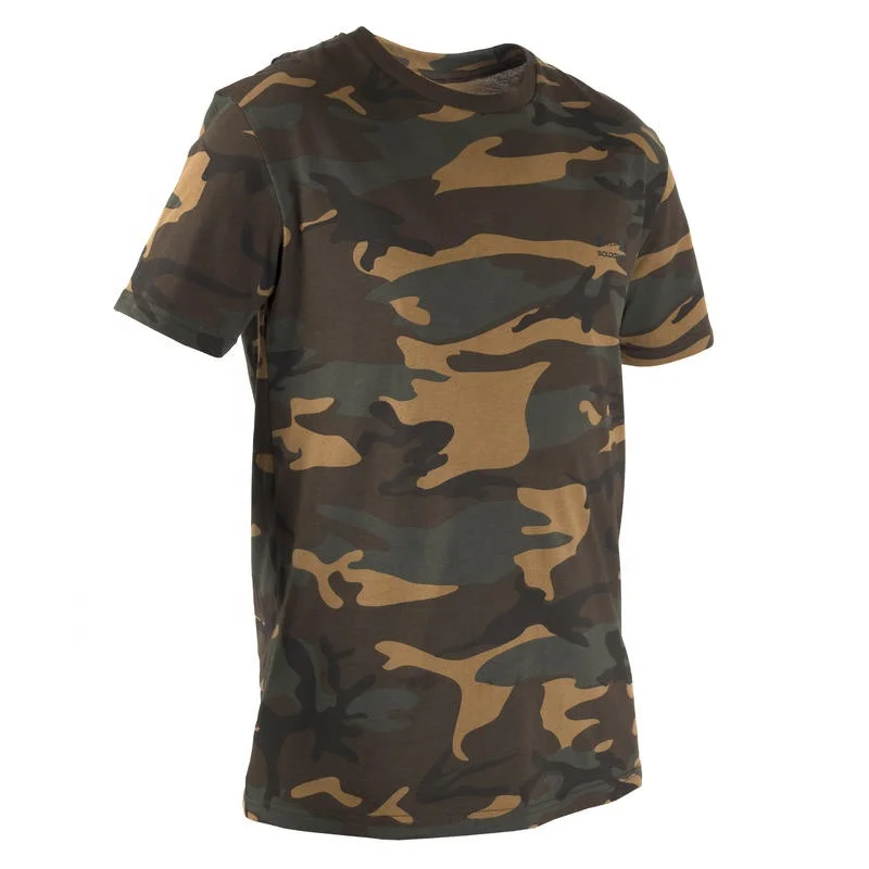 Soft Breathable Jersey O-neck Military 