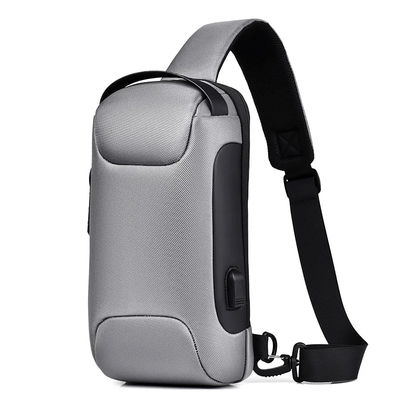 Sac à bandoulière de sport anti-vol personnalisé avec chargeur usb