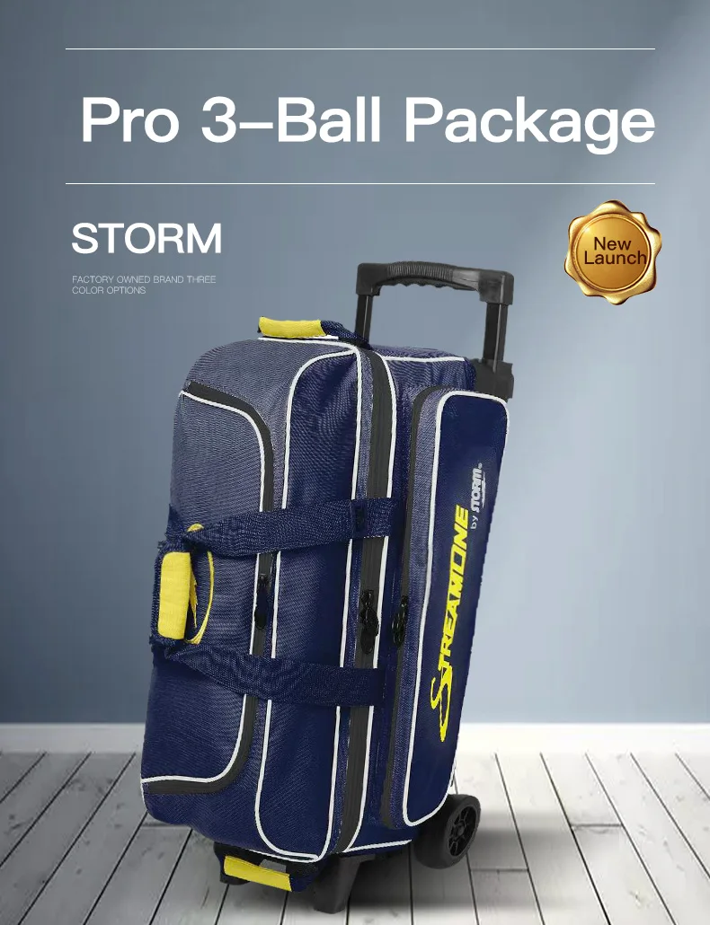 Factory Wholesale Durable Large Capacity Trolley Ball Bag With 2 Wheels And  Retractable Handle Bowling Bag - AliExpress