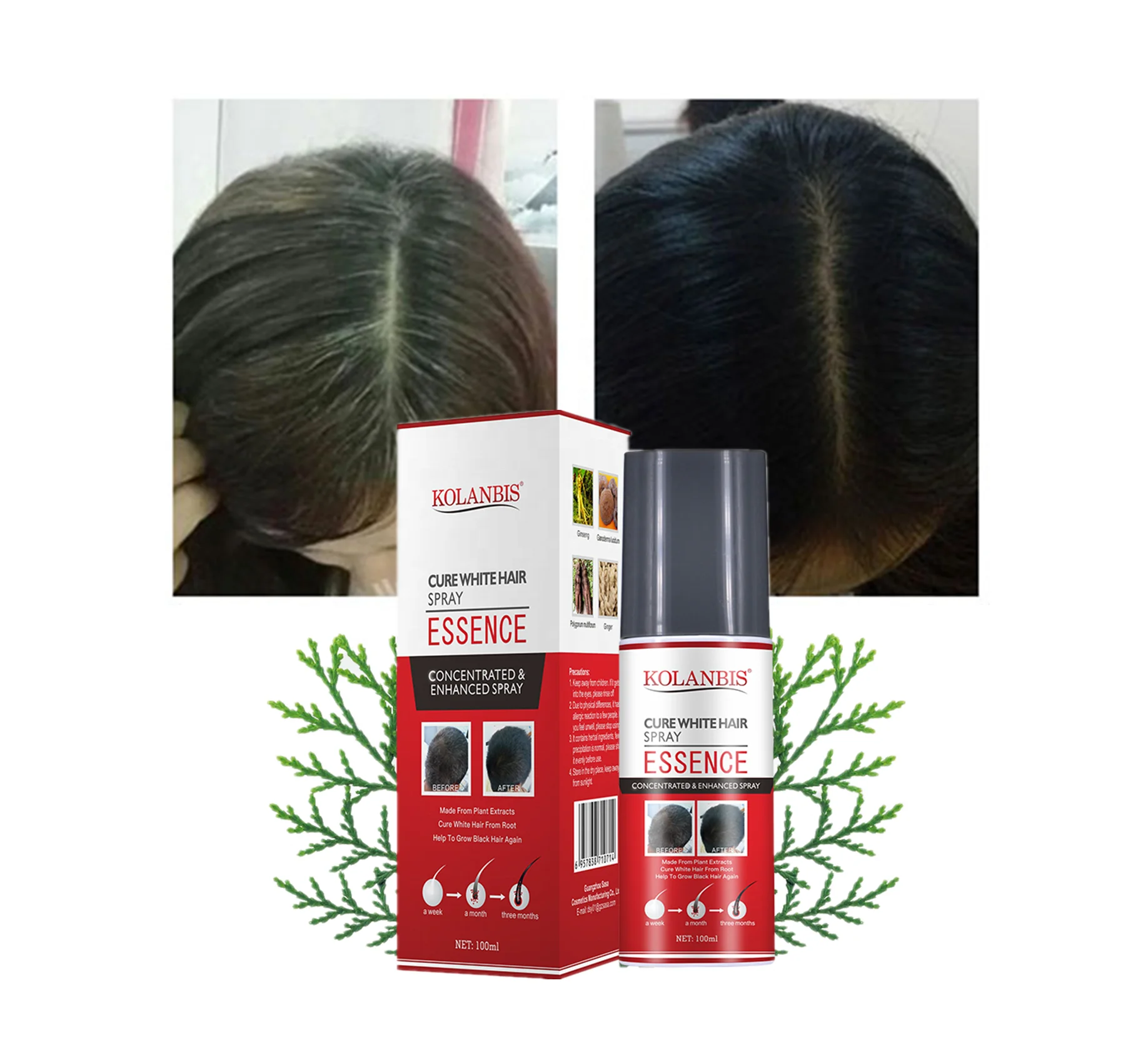 Wholesale Hair Tonic Grey Hair Cure Hair Spray Kolanbis Spot Sale - Buy Hair  Tonic Wholesale,Hairspray,Grey Heir Cure Product on 