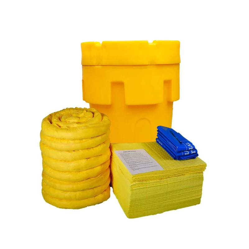 How to store a hazardous materials area spill kit?