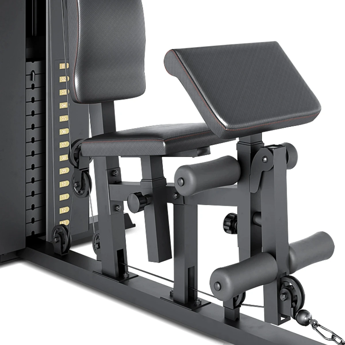 Lecheng Stack Dual Function Home Gym Multifunction Home Gym Equipment  Double Station