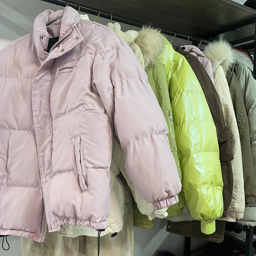 Wholesale Second-Hand Clothing for Adults Mixed Brand Used Winter Jacket  Winter Styles in Bulk Bales