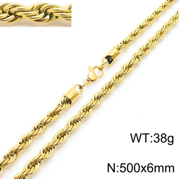 Collana Uomo Oro - Placcato Oro Collana Uomo Oro - Placcato Oro