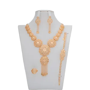 Guangdong Jewelry Design Latest Jewelry Set DesignsLatest Fashion Jewelry Set Fine Gold Plated Rings