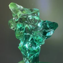 Cast Glass Sculptures Manufacturers Customized Crystal Craft Art Figurines for Home Decoration Decorative Artwork Installation