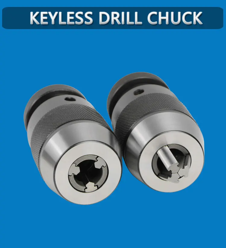 Keyless Drill Chucks with Taper Hole 6mm/10mm/13mm/16mm/20mm - Keyless Drill Chucks - 1