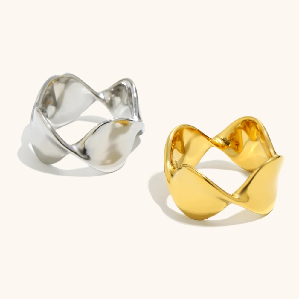 zircon imitation pearl gold plated stainless steel drop earring-3