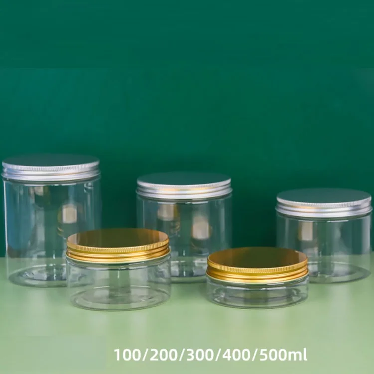 250ml Cosmetic Jar 16 Oz 50 Gram 250 Ml 200ml 12 Oz 330g Large 250ml Container Jars 200 Ml Skincare Plastic Cosmetic Jar Multiple Sizes With Lids