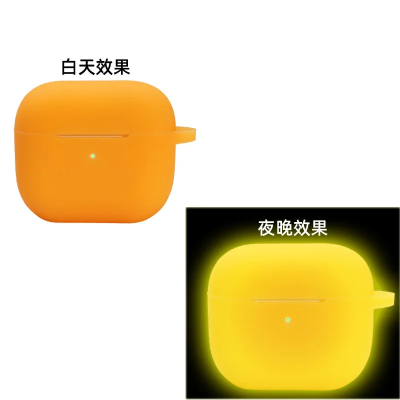 Glow in the Dark Silicon case for Apple Air Pods 4 Glowing in Dark Silicon  Protective Airpod 4 Case